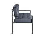 Causeuse 51 po Brantley Gris Sable - Acme Furniture : Comprend 2 coussins décoratifs, Cadre en métal