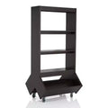 66.15" Brunetti Mobile Bookcase Espresso - HOMES: Inside + Out