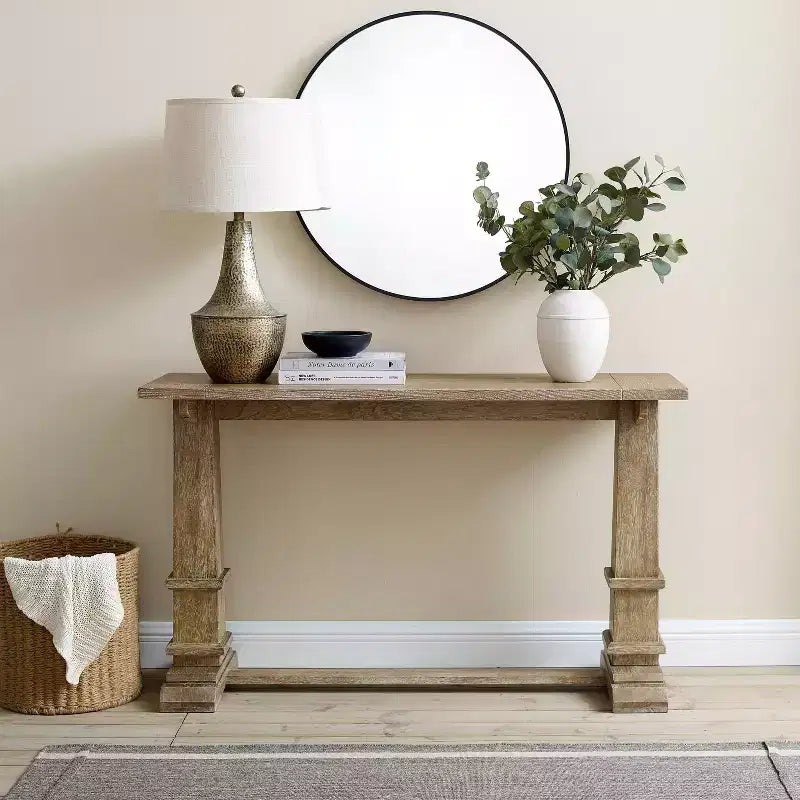 Table console Joanna marron rustique - Crosley