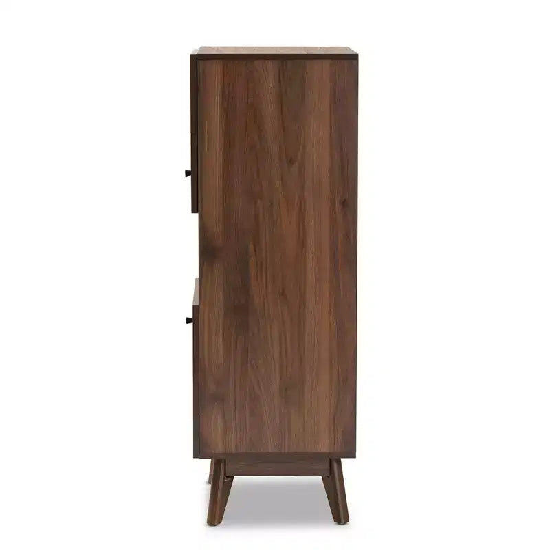 Étagère de rangement en bois à 3 niveaux Noyer brun – 1 pièce