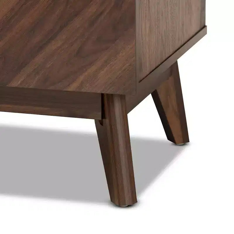 Étagère de rangement en bois à 3 niveaux Noyer brun – 1 pièce