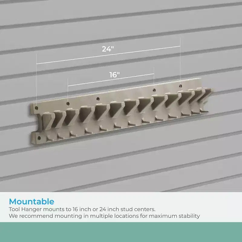 Organisateur mural platine pour outils à main de garage de 60 cm – lot de 1 ou 2
