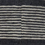 Pouf cylindrique bohème blanc, tissu artisanal, 1 place (bleu denim / bleu marine / sarcelle)
