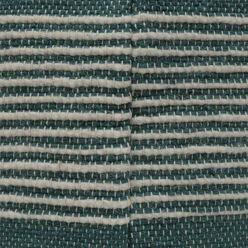 Pouf cylindrique bohème blanc, tissu artisanal, 1 place (bleu denim / bleu marine / sarcelle)