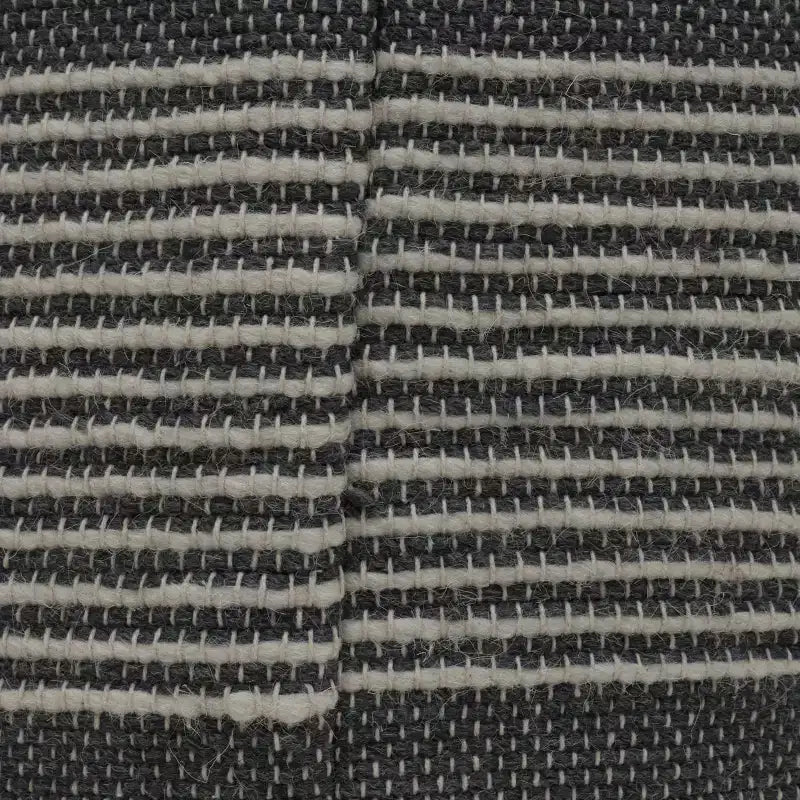 Pouf cylindrique bohème blanc, tissu artisanal, 1 place (bleu denim / bleu marine / sarcelle)