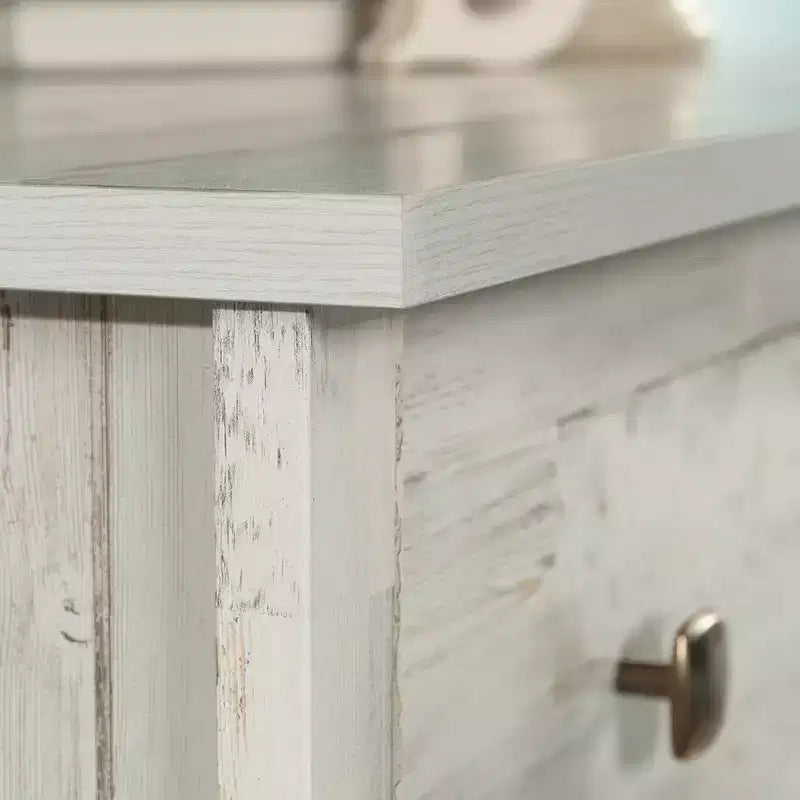 Commode 4 tiroirs – Noyer Grand / Manguier Sindoori / Planche Blanche