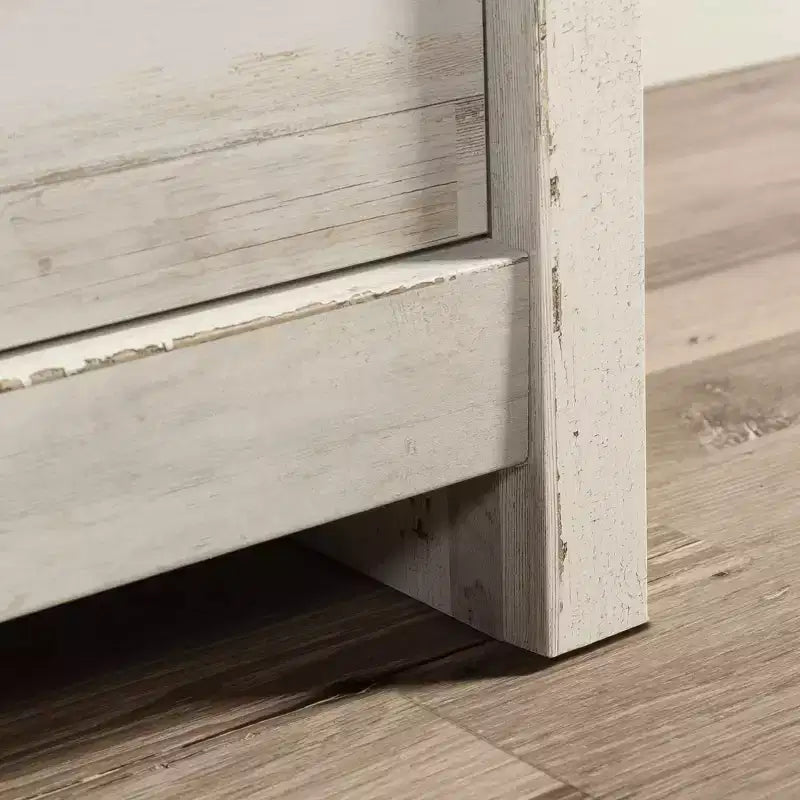 Commode 4 tiroirs – Noyer Grand / Manguier Sindoori / Planche Blanche