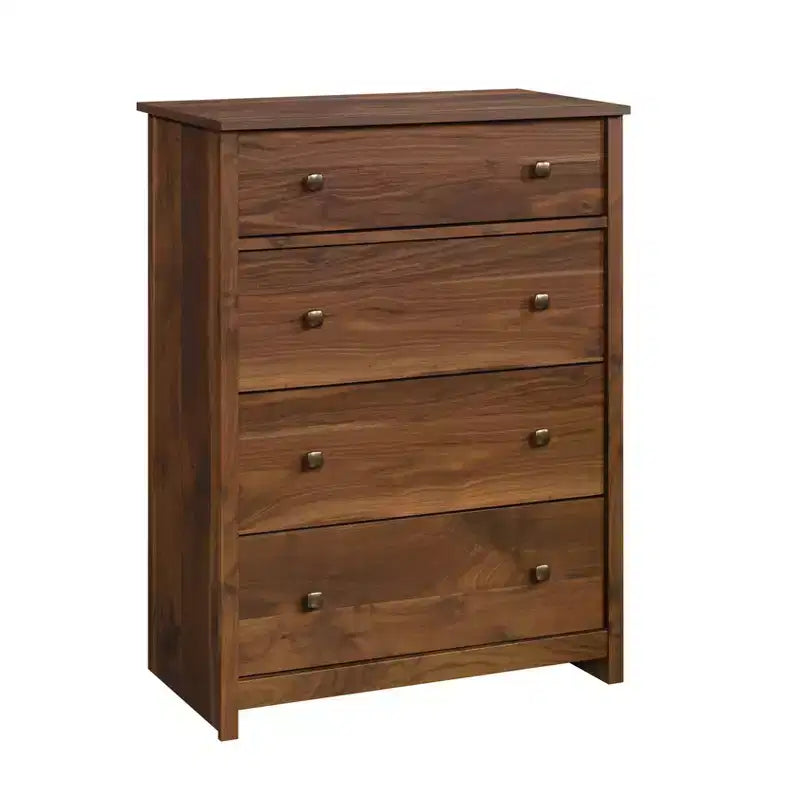 Commode 4 tiroirs – Noyer Grand / Manguier Sindoori / Planche Blanche