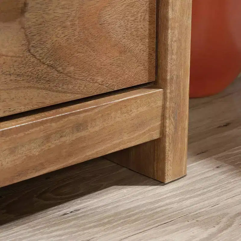 Commode 4 tiroirs – Noyer Grand / Manguier Sindoori / Planche Blanche