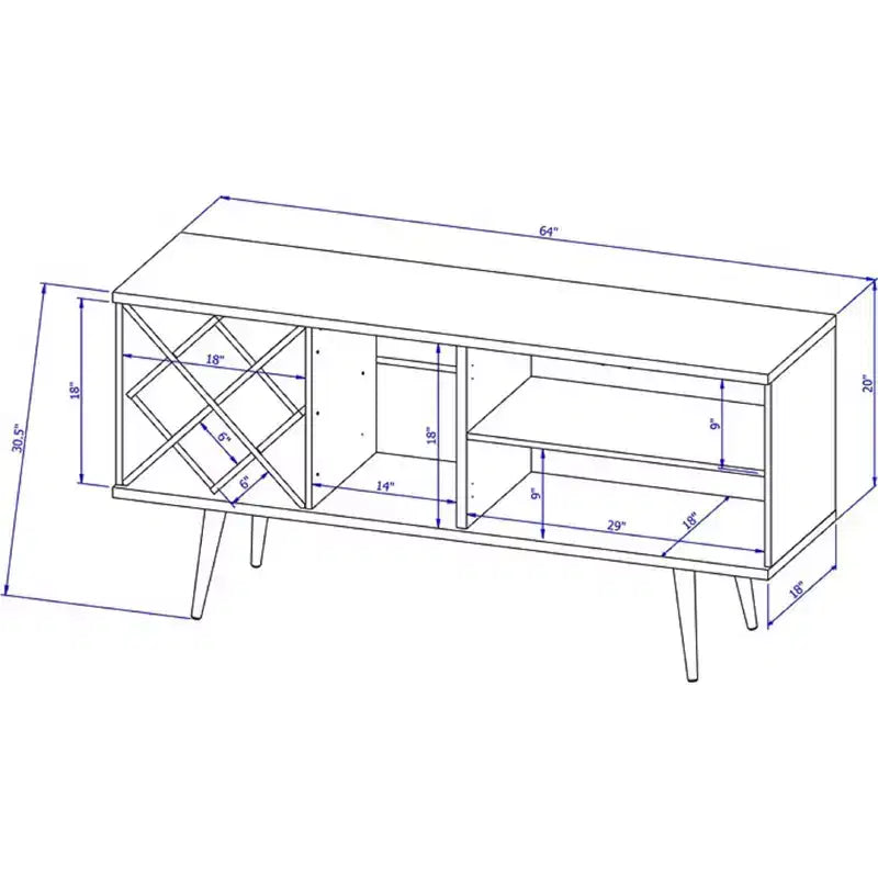 Commode large Utopia - Manhattan Comfort