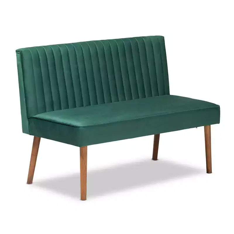 Ensemble banquette d'angle repas Alvis 2 pièces - Baxton Studio