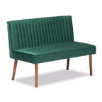 Ensemble banquette d'angle repas Alvis 2 pièces - Baxton Studio