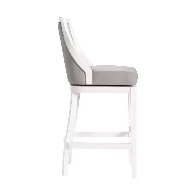 Tabouret haut de bar Ellie avec dossier - Alaterre Furniture
