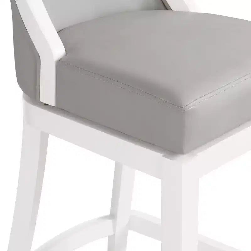Tabouret haut de bar Ellie avec dossier - Alaterre Furniture