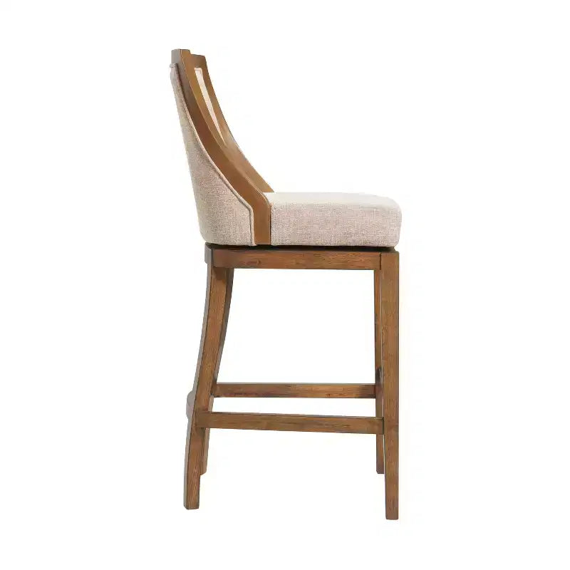 Tabouret haut de bar Ellie avec dossier - Alaterre Furniture