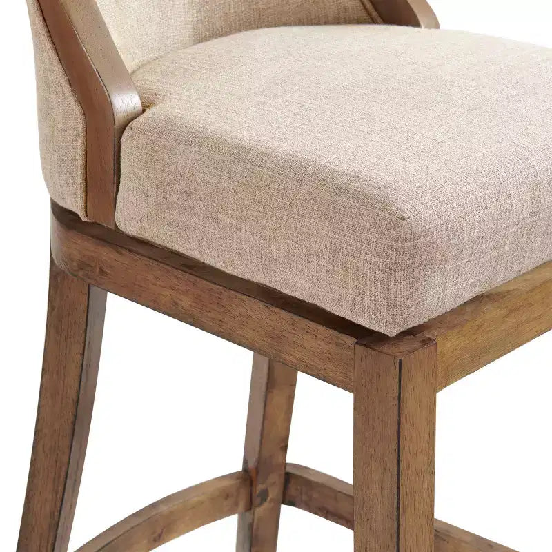 Tabouret haut de bar Ellie avec dossier - Alaterre Furniture