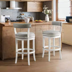 Lot de 2 tabourets de bar pivotants Hanover - Meubles Alaterre