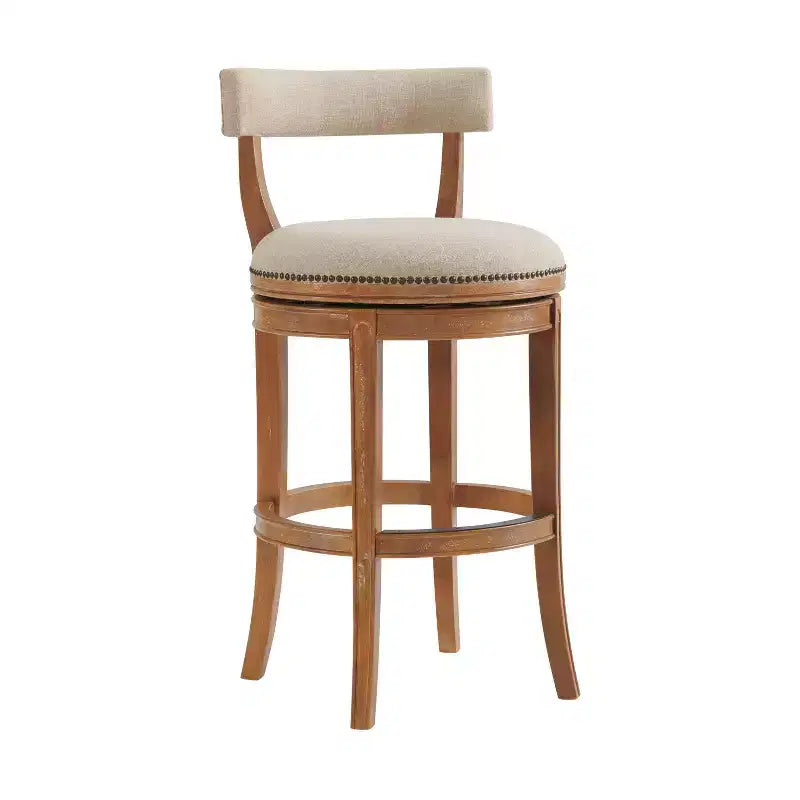 Lot de 2 tabourets de bar pivotants Hanover - Meubles Alaterre