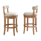 Set of 2 Hanover Swivel Bar Height Stools - Alaterre Furniture