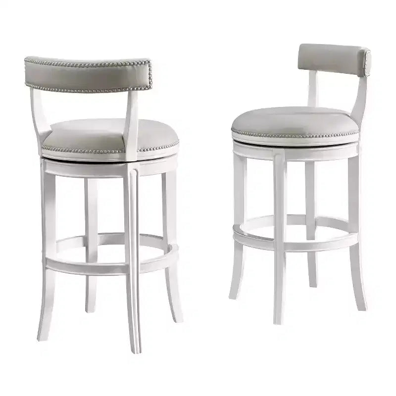 Lot de 2 tabourets de bar pivotants Hanover - Meubles Alaterre