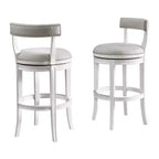 Lot de 2 tabourets de bar pivotants Hanover - Meubles Alaterre