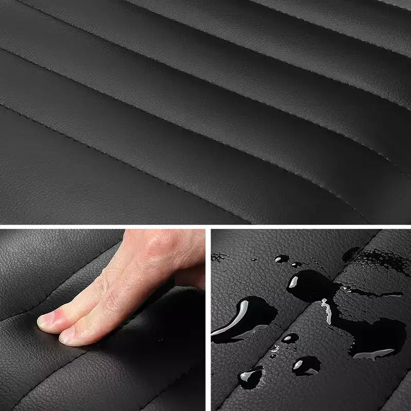 Chaise de bureau Yaheetech sans accoudoirs en similicuir avec roulettes